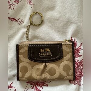 Coach cardholder and keychain